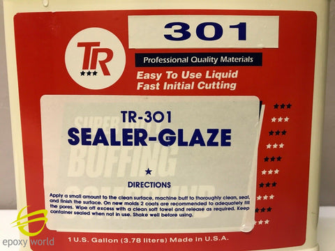 TR-301 Fiberglass MOLD SEALER AND GLAZE from TR INDUSTRIES 1 pint (16oz)