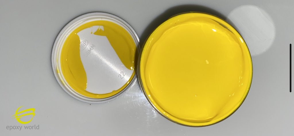 Professional Grade Bright Yellow GELCOAT by Epoxy World, no wax, 16-12 ...